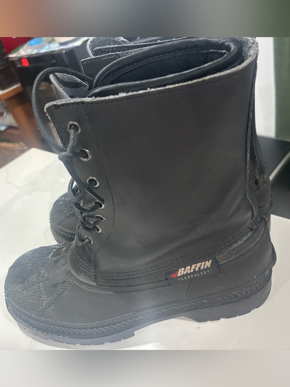 Baffin Black Men's Insulated Lace-Up safety Boots